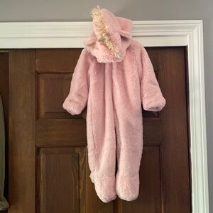 NWT mud pie unicorn baby outfit onesie costume bunting 6-9mo